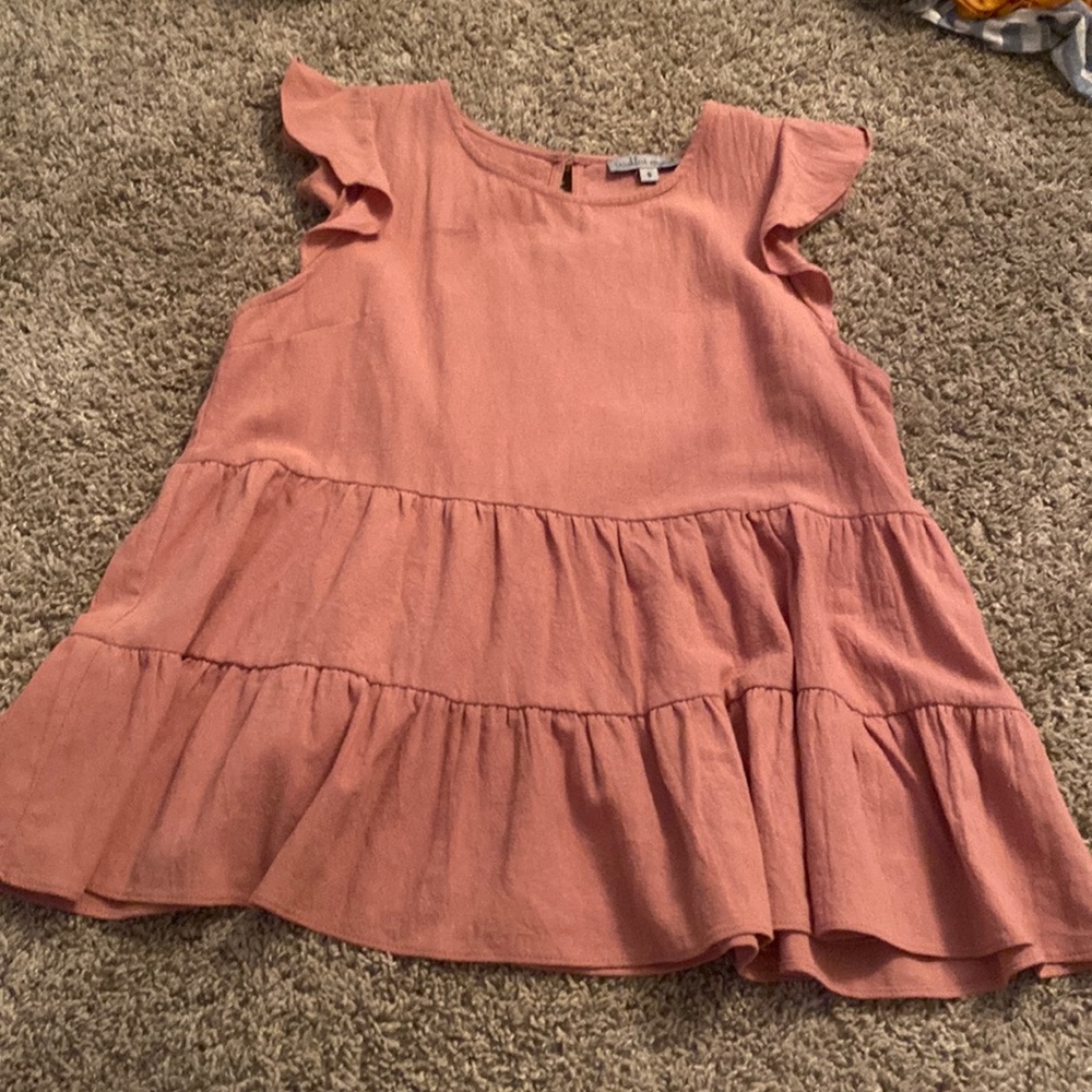 Wishlist apparel, size small, pink, full length shirt